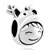 Cute Girl In Deer Hat Silver Plated Beads Charms Bracelets