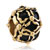 22K Black Cover Golden Stripes All Brand Gold Plated Beads Charms Bracelets