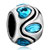 Swarovski Crystal Heart Fit All Brands Silver Plated Beads Charms Bracelets