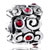 Small Swirl Garnet Red Crystal Diamond Accent All Brand Silver Plated Beads Charms Bracelets