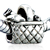 Bag Shape With Silver Plated Beads Charms Bracelets