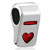 Whistle Shape With Heart Euro Love Silver Plated Beads Charms Bracelets