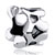 Abstract Shaped Silver Plated Beads Charms Bracelets