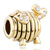 Golden Circle With Heart And Rhinestone Crystal All Brands Euro Love Gold Plated Beads Charms Bracelets