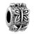 Butterfly Shape On The Circle Silver Plated Beads Charms Bracelets