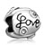 With Crystal And Carved Love Silver Plated Beads Charms Bracelets