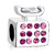 Rose Pink Crystal Perfume Bottle All Brand Beads Charms Bracelets
