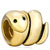 22K Silver Little Wound Snake Gold Plated Beads Charms Bracelets