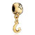 22K Plated Star Moon Wheel Spacer Dangle European Beads