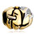 Scar Pumpkin Two Tone Plated Beads Charms Bracelets