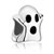 Cute Ghost 925 Sterling Silver Beads Charms Bracelets