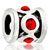 January Birthstone Drum Fit All Brands Silver Plated Beads Charms Bracelets