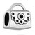 Nice Handbag With Flower Silver Plated Beads Charms Bracelets