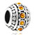 November Birthstone With Silver Plated Beads Charms Bracelets