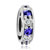 Amethyst Purple Clear White Crystal Spacer Fit All Brands &  Beads Charms Bracelets