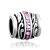 Pink Swarovski Crystal Victorian Fit All Brands Silver Plated Beads Charms Bracelets