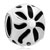 Mothers Day Gifts Black Sunflower Fit All Brands &  Silver Plated Beads Charms Bracelets