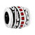 Red Swarovski Crystal Victorian Fit All Brands Silver Plated Beads Charms Bracelets