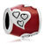 Red Heart Fit All Brands Silver Plated Beads Charms Bracelets