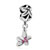 Starfish With Pink October Birthstone Stone All Brands Dangle European Beads Charms Bracelets