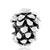 Pinecone Silver Plated Beads Charms Bracelets