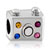 Camera Shape With October Birthstone Silver Plated Beads Charms Bracelets
