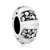 Pumpkin Shape With April Birthstone Silver Plated Beads Charms Bracelets