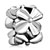 Celtic Claddagh Irish Clover Flower Fit All Brands &  Silver Plated Beads Charms Bracelets