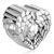 Heart With Angel Wing Love Silver Plated Beads Charms Bracelets
