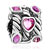 Heart Love Pink Swarovski Crystal Fit All Brands Beads Charms Bracelets