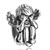 Angel Squatting See No Evil Fit All Brands Silver Plated Beads Charms Bracelets