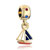 22 K Golden Round Colorful Crystal Dangle White Blue Drip Sailboat Fit All Brands Gold Plated Beads Charms Bracelets