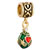 Vintage Golden Dangle Claddagh Love Beads Two Tone Plated Charms Bracelets