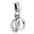 Boy And Girl'S Rings With Rhinestone Dangle European Beads