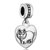 Heart With Zodiac Animal Sign Boar Love Dangle European Beads All Brands Charms Bracelets