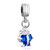 December Birthstone Butterfly Dangle European Beads All Brands Charms Bracelets