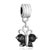 Black Birthstone Butterfly Dangle European Beads All Brands Charms Bracelets