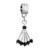 Black Birthstone Sector Fit All Brands &  Dangle European Beads Charms Bracelets