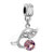 Purple Birthstone Dolphin Fit All Brands &  Dangle European Beads Charms Bracelets