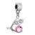 October Birthstone Dolphin Fit All Brands &  Dangle European Beads Charms Bracelets