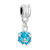 March Birthstone Fancy Fit All Brands Dangle European Beads Charms Bracelets
