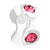 Fashion October Birthstone Spacer Fit All Brands Silver Plated Beads Charms Bracelets