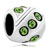 Circle August Birthstone Fit All Brands Silver Plated Beads Charms Bracelets