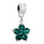 May Birthstone Flower Dangle European Beads
