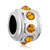 Round With Topaz November Birthstone Crystal All Brands Beads Charms Bracelets