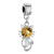 Cat Yellow November Birthstone Fit All Brands Dangle European Beads