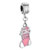 Pink Christmas Stockings Dangle European Beads All Brands Charms Bracelets