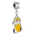 Yellow Christmas Stockings Dangle European Beads All Brands Charms Bracelets