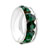 May Birthstone Emerald Green Crystal All Brand Silver Plated Beads Charms Bracelets