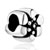 Flower Silver Plated Beads Charms Bracelets